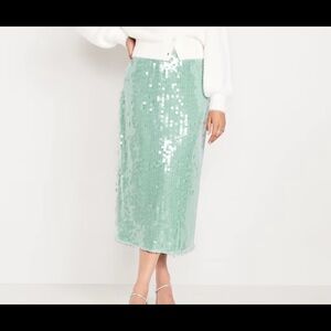 New Old Navy shimmer skirt
